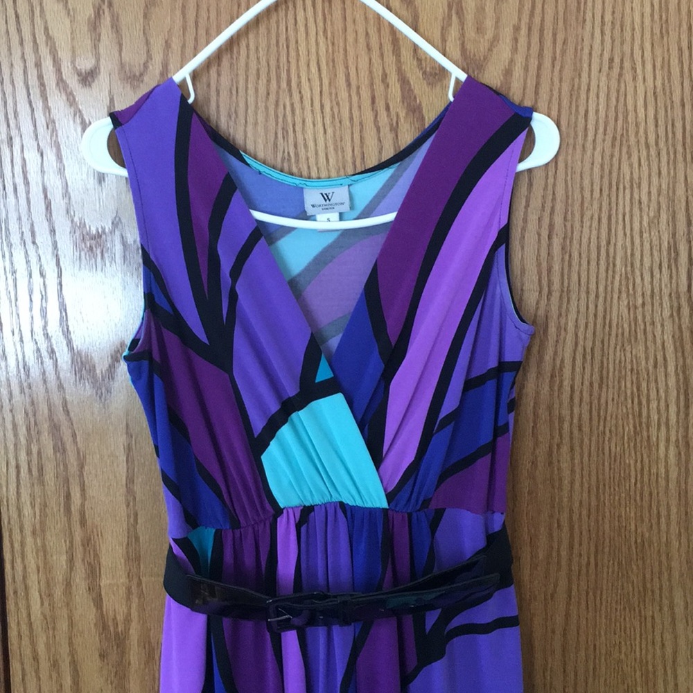 Asymmetrical maxi dress